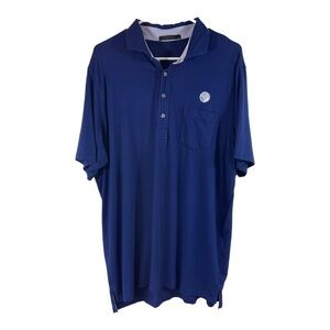 Greyson Polo Shirt Size XL Blue‎ Short Sleeve Top Golf Mens Wolf Logo